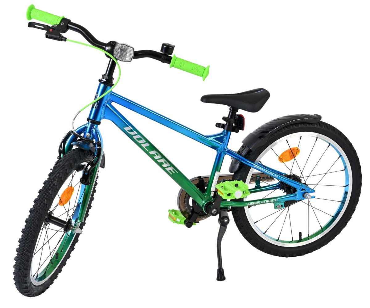 Volare Chrome Kinderfahrrad für Jungen 18 Zoll Blaugrün mit Bremsen – Ansicht 7