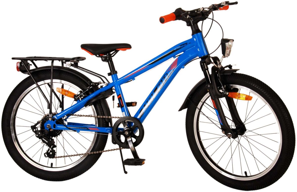 Volare Cross Kinderfahrrad - Jungen - 20 Zoll - Blau - 6 Gänge – Ansicht 3