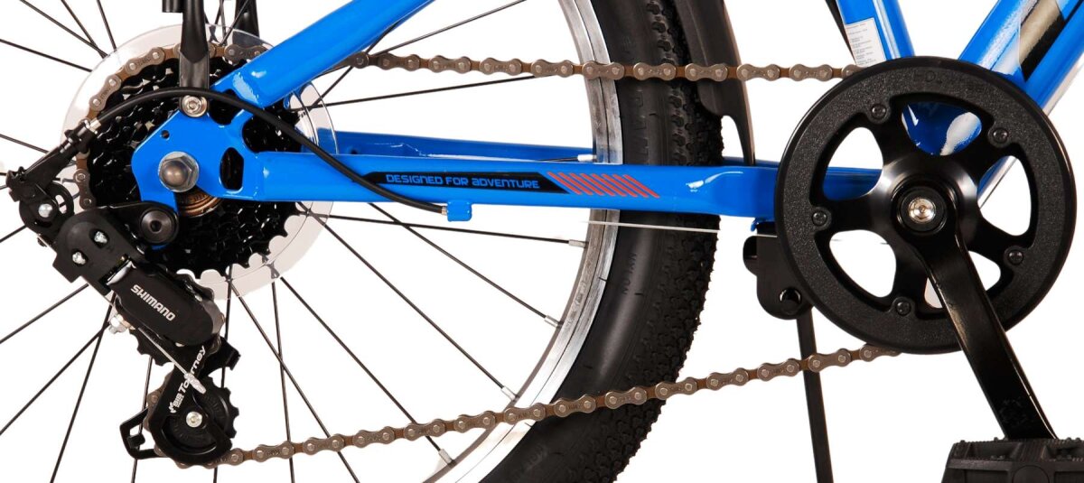 Volare Cross Kinderfahrrad - Jungen - 20 Zoll - Blau - 6 Gänge – Ansicht 6