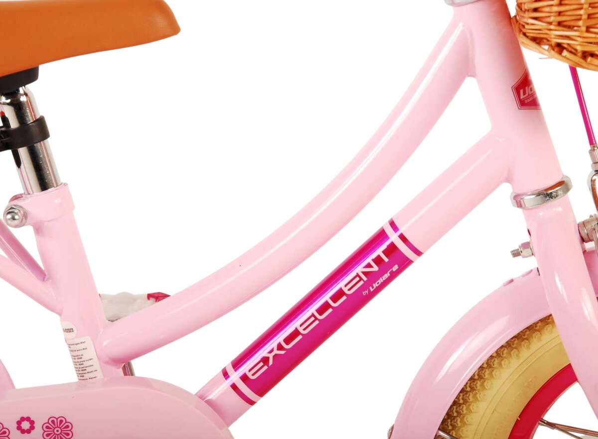 Volare Excellent Kinderfahrrad - Mädchen - 12 Zoll - Rosa – Ansicht 7