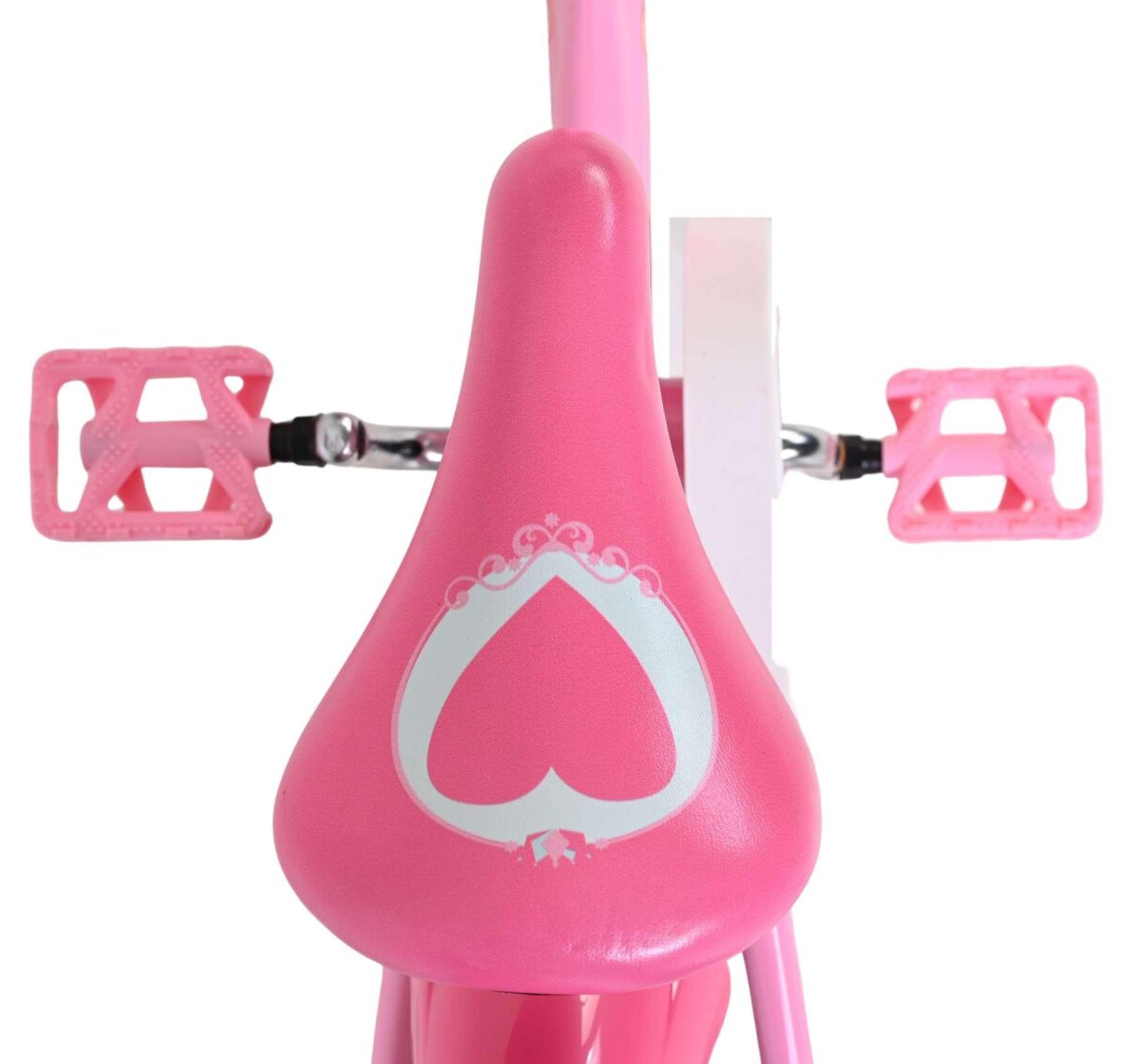 Volare Magic Royals Kinderfahrrad Mädchen 12 Zoll Rosa mit Korb Stützrädern und Sicherheitsbremsen – Ansicht 4