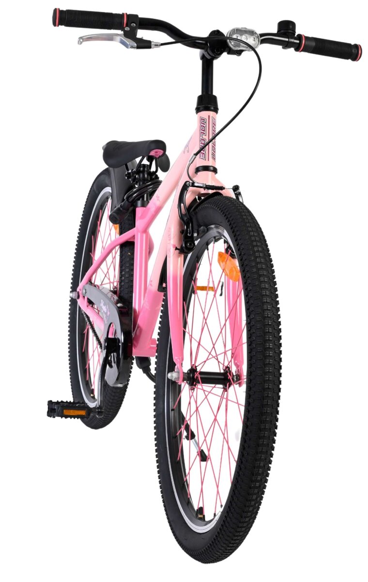 Volare Mystic Kinderfahrrad 24 Zoll Rosa – Sportliches Design für 8–10 Jahre, verstellbarer Sattel und Lenker – Ansicht 5