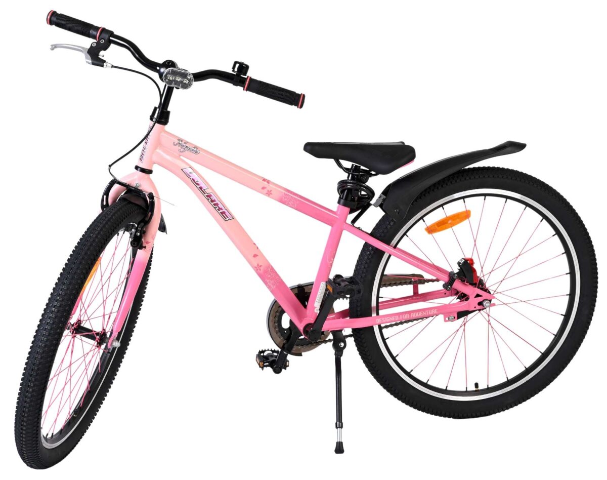 Volare Mystic Kinderfahrrad 24 Zoll Rosa – Sportliches Design für 8–10 Jahre, verstellbarer Sattel und Lenker – Ansicht 8