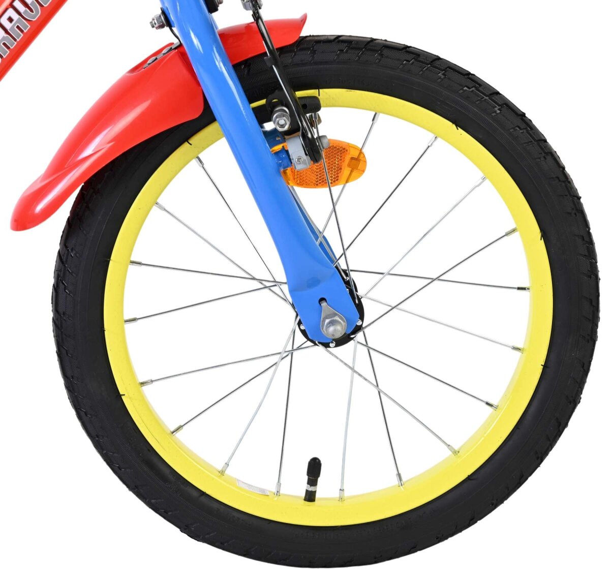 Volare Paw Patrol Kinderfahrrad - Jungen - 16 Zoll - Rot Blau – Ansicht 3