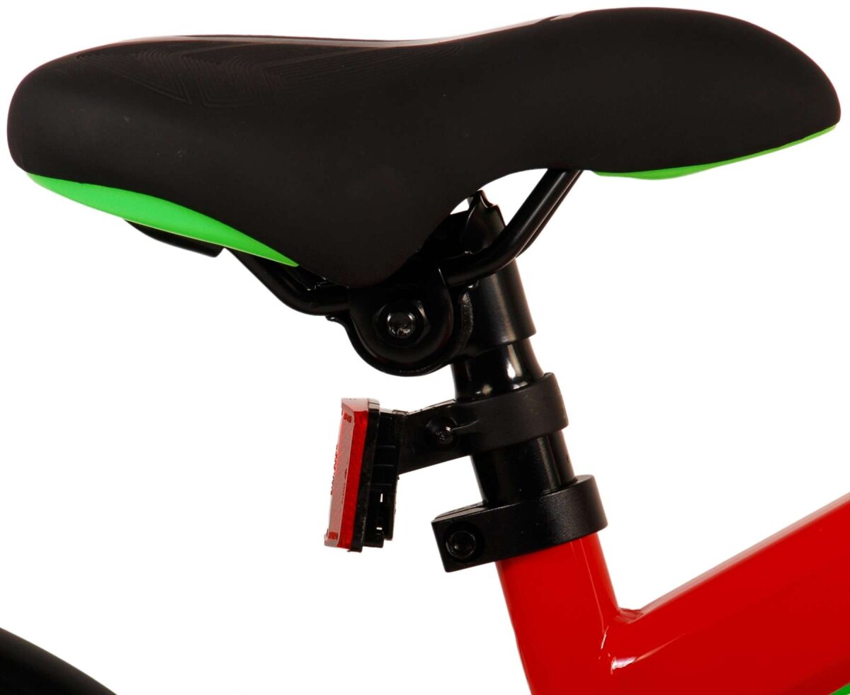Volare Rocky Jungen Kinderfahrrad 14 Zoll Rot mit zwei Handbremsen und Stützrädern – Ansicht 8