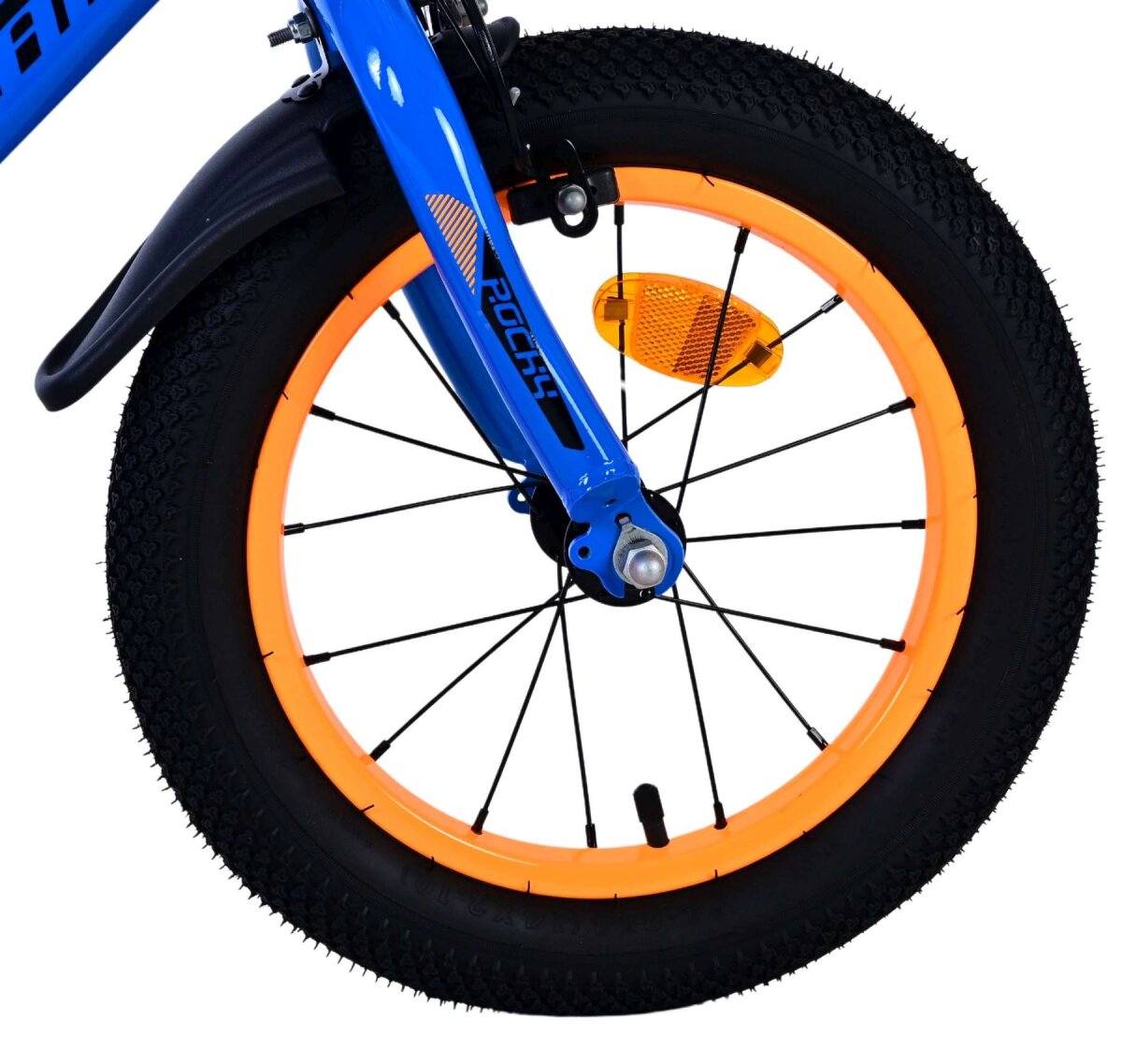 Volare Rocky Kinderfahrrad - Jungen - 14 Zoll - Blau – Ansicht 3