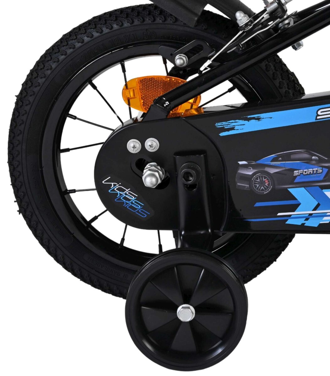 Volare Super GT Kinderfahrrad Jungen 12 Zoll Blau mit zwei Handbremsen – Ansicht 2