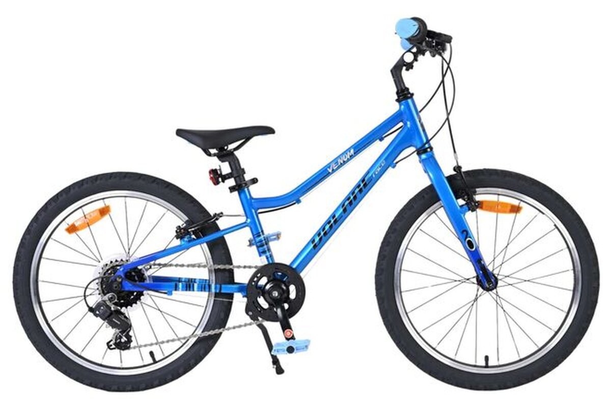 Volare Venom Kinderfahrrad 20 Zoll Blau für Jungen mit zwei Handbremsen