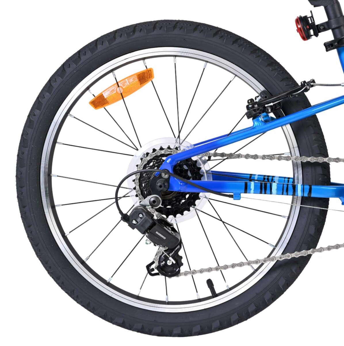 Volare Venom Kinderfahrrad 20 Zoll Blau für Jungen mit zwei Handbremsen – Ansicht 2