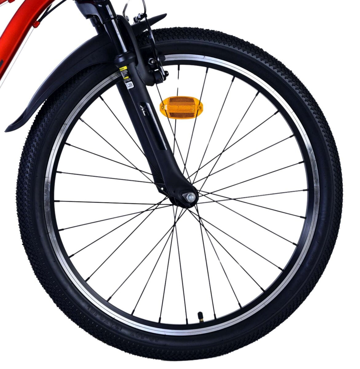 Volare XC Race Kinderfahrrad - 24 Zoll - 21 Gang - Rot/Grau für Jungen – Ansicht 3